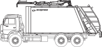 Мусоровоз 22м3 на шасси КАМАЗ 65115-1071-62 