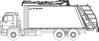 Мусоровоз 26м3 на шасси КАМАЗ 6520-1076-06 