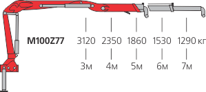 Мультилифт КС24/5700 с КМУ Epsilon на шасси Камаз 65201