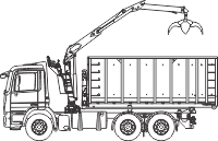 Мультилифт КС24-5700 на шасси Scania P380 CB6X4EHZ