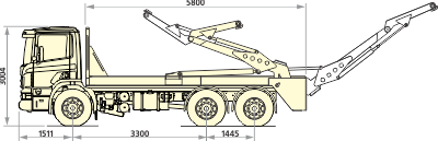 Бункеровоз ЛДС18 на шасси Scania P380 CB6X4EHZ 