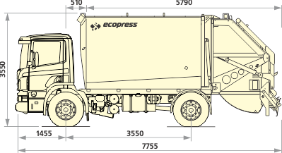 Мусоровоз BFE 16м3 на шасси Scania P230 LB4X2HSZ 